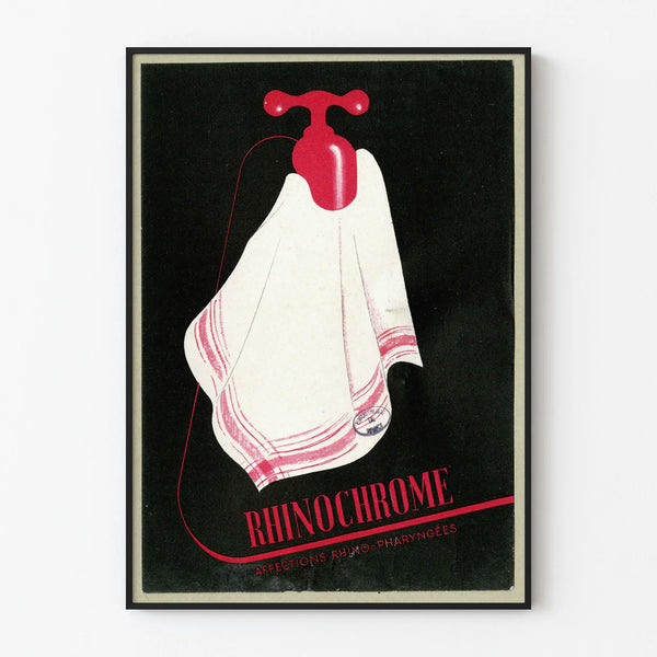 Vintage Rhinocolore Poster - Retro Medical Wall Decoration