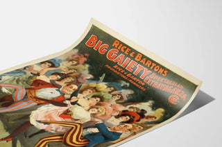 Vintage Poster Big Gaiety Spectacular Extravaganza