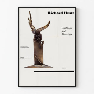 Richard Hunt Sculptures and Drawings Poster