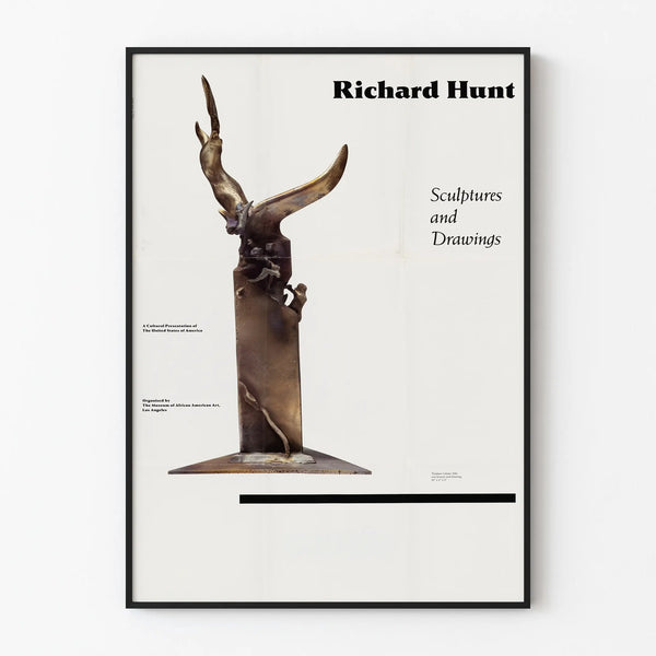 Richard Hunt Sculptures and Drawings Poster