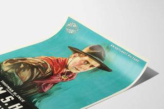 Vintage Western Poster Riddle Gawne with William S. Hart