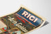 Vintage Rigi via Arth-Goldau Poster – Map and Schedule 1904
