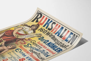 Vintage Rijks Hallen Music and Shows Poster