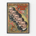 Vintage Poster of Ringling Bros Illustrated Portraits