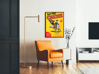 Vintage yellow and red Ringling Bros and Barnum & Bailey Circus poster