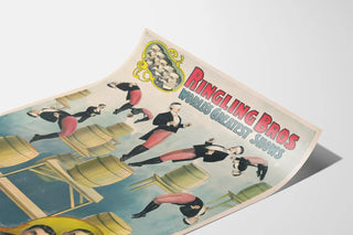 Vintage Poster Cirque Ringling Bros Raschetta Brothers