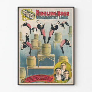 Vintage Poster Cirque Ringling Bros Raschetta Brothers