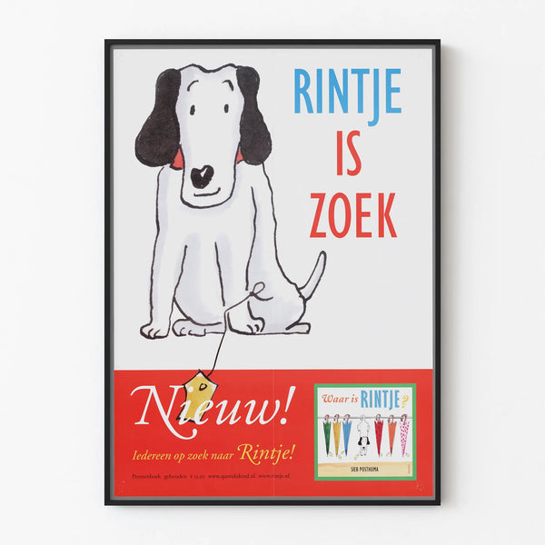 Decorative poster Rintje is Zoek - Cartoon style children's poster