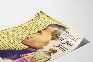 Inspirational Wall Poster Rizal Died For You