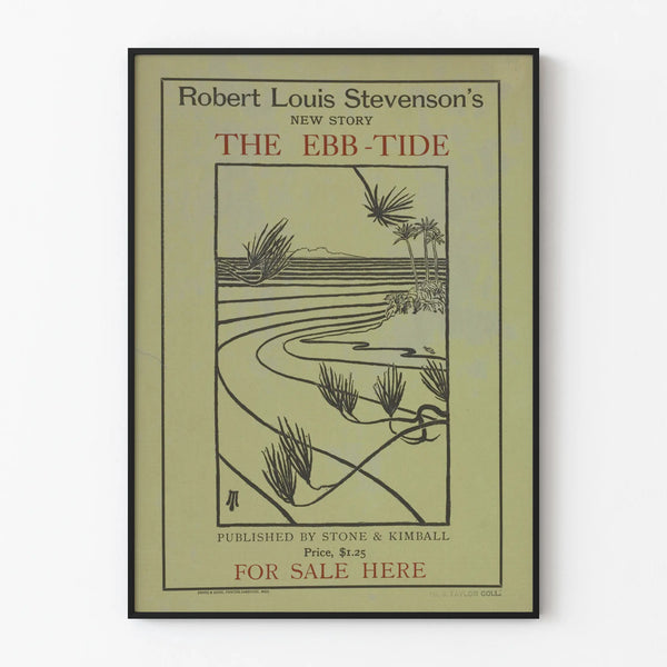 Vintage Poster of Robert Louis Stevenson's The Ebb-Tide