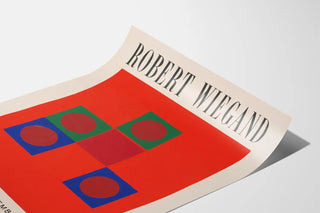 Robert Wiegand Exhibition Poster at the Phoenix Gallery 1966