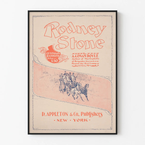 Vintage poster of Rodney Stone by A. Conan Doyle