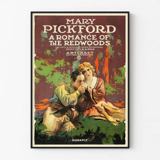 Vintage Poster Romance of the Redwoods Mary Pickford