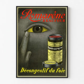Vintage Romarène Liver Decongestant Poster