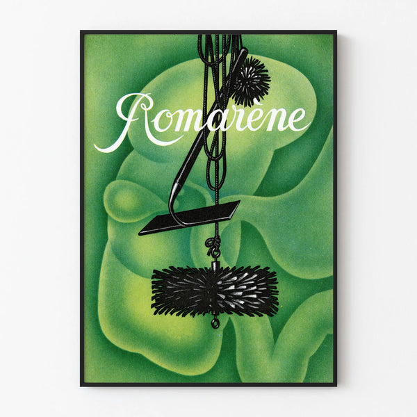Vintage Romarene poster for original wall decoration