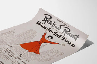 Vintage Poster Wonderful Town with Rosalind Russell