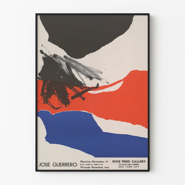 Gallery Rose Fried Poster - José Guerrero Exhibition 1963