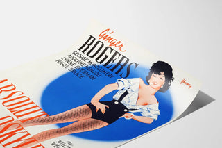 Vintage poster of the film Absolutely Innocent with Ginger Rogers