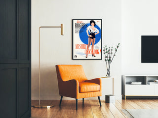 Vintage poster of the film Absolutely Innocent with Ginger Rogers