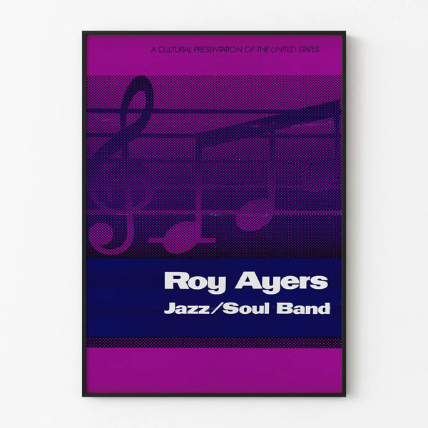 Poster Roy Ayers Jazz/Soul Band - Vintage Musical Wall Decoration
