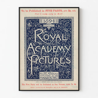Decorative poster Royal Academy Pictures 1894
