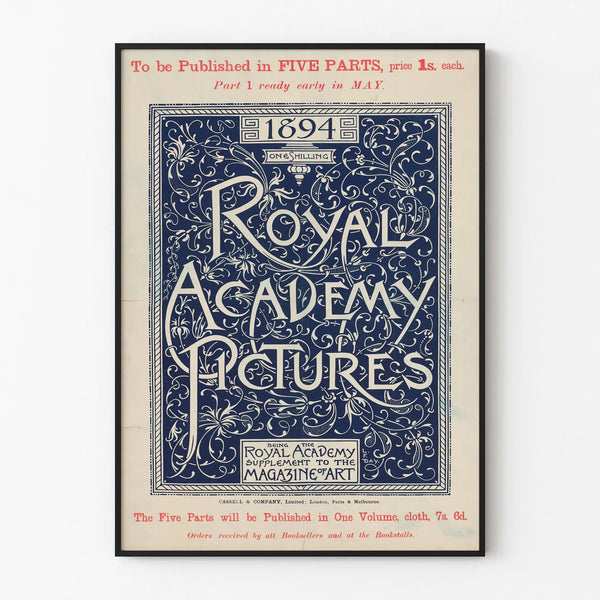 Decorative poster Royal Academy Pictures 1894