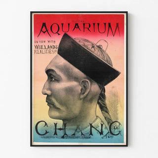 Vintage Royal Aquarium Chang Poster - Profile Portrait