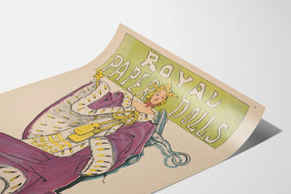 Vintage Poster Royal Paper Dolls by Elizabeth S. Tucker
