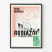 Vintage Rubiazol Advertising Poster for Azoic Dye