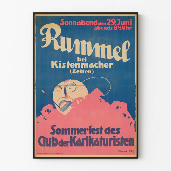 Vintage Poster of the Caricaturists' Summer Festival