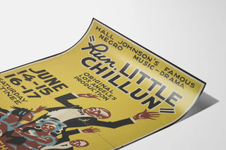 Vintage Run Little Chillun Poster - Savoy Theater San Diego