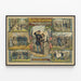 Vintage Poster Ruth's Devotion Domestic Melodrama — framed artwork on a wall