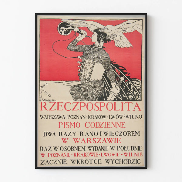 Vintage Rzeczpospolita Poster - Historic Wall Decoration