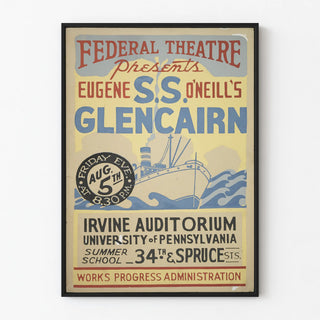 Vintage Theater Poster Glencairn by Eugène S.S. O'Neill