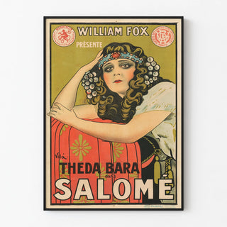 Vintage Salomé poster with Theda Bara