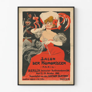 Vintage Poster Salon of Humorists Paris Berlin 1907