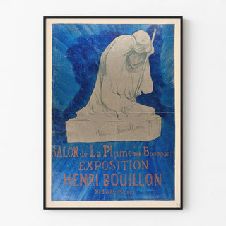 Vintage Poster of the Salon de La Plume 1897 Exhibition Henri Bouillon