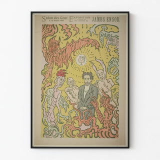 Poster for the Salon des Cent Exhibition James Ensor December 1898