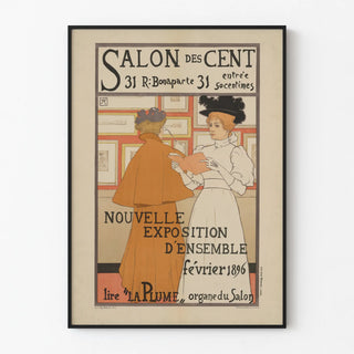Poster Salon des Cent - Art Exhibition February 1896