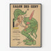 Vintage poster of the Salon des Cent exhibition 1894 Boulogne-sur-Mer