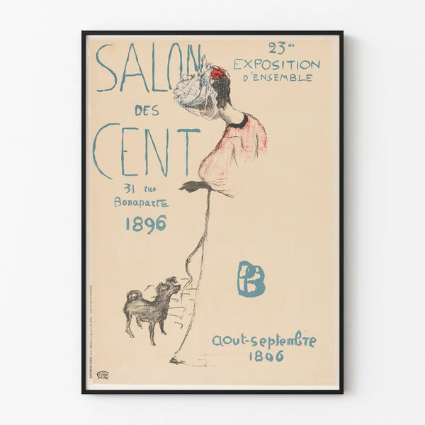 Poster Salon des Cent 1896 - Elegant Vintage Wall Decoration