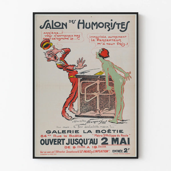 Poster for the Humorists' Exhibition at Galerie La Boëtie 1926