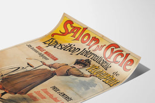Vintage Poster for the Bicycle Show International Exhibition of Bicycling 1894
