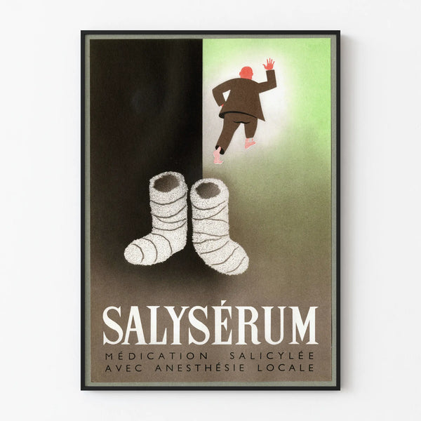 Vintage Salysérum advertising poster for classic wall decoration