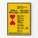 Theatre Poster Same Time Next Year - Vintage Aesthetic and Elegant Typography