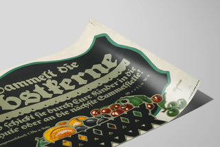 German vintage poster - Fruit seed collection for schools and collection points — artwork view