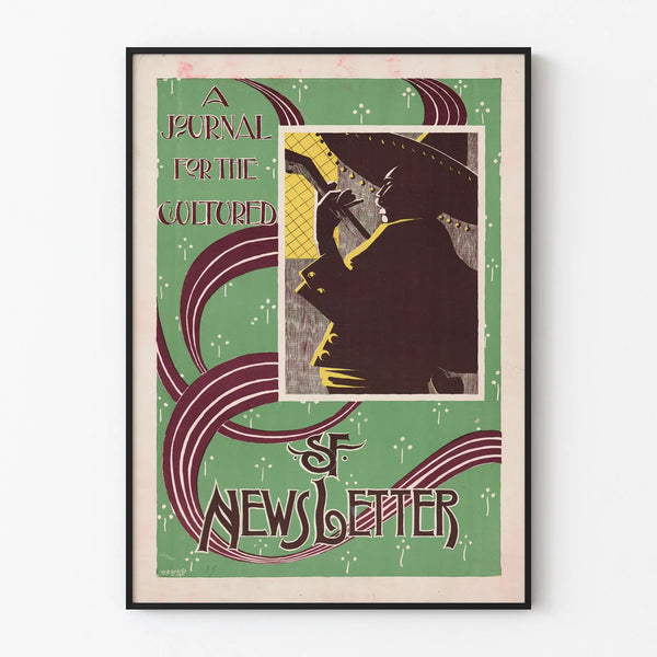 Vintage Science Fiction Poster Newsletter Jazz and Culture