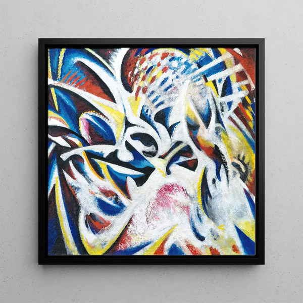 Untitled Painting - Jules Schmalzigaug — framed artwork on a wall