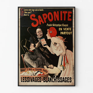 Vintage poster for Saponite, French antiseptic product
