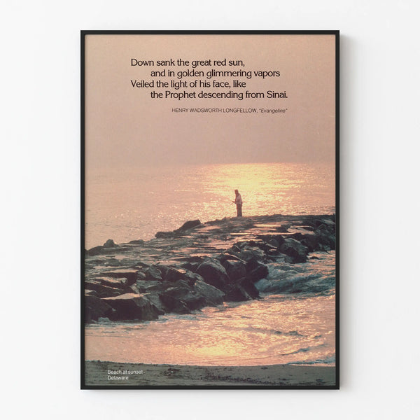 Sunset Beach Poster in Delaware